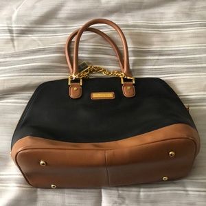 Classy black & tan purse